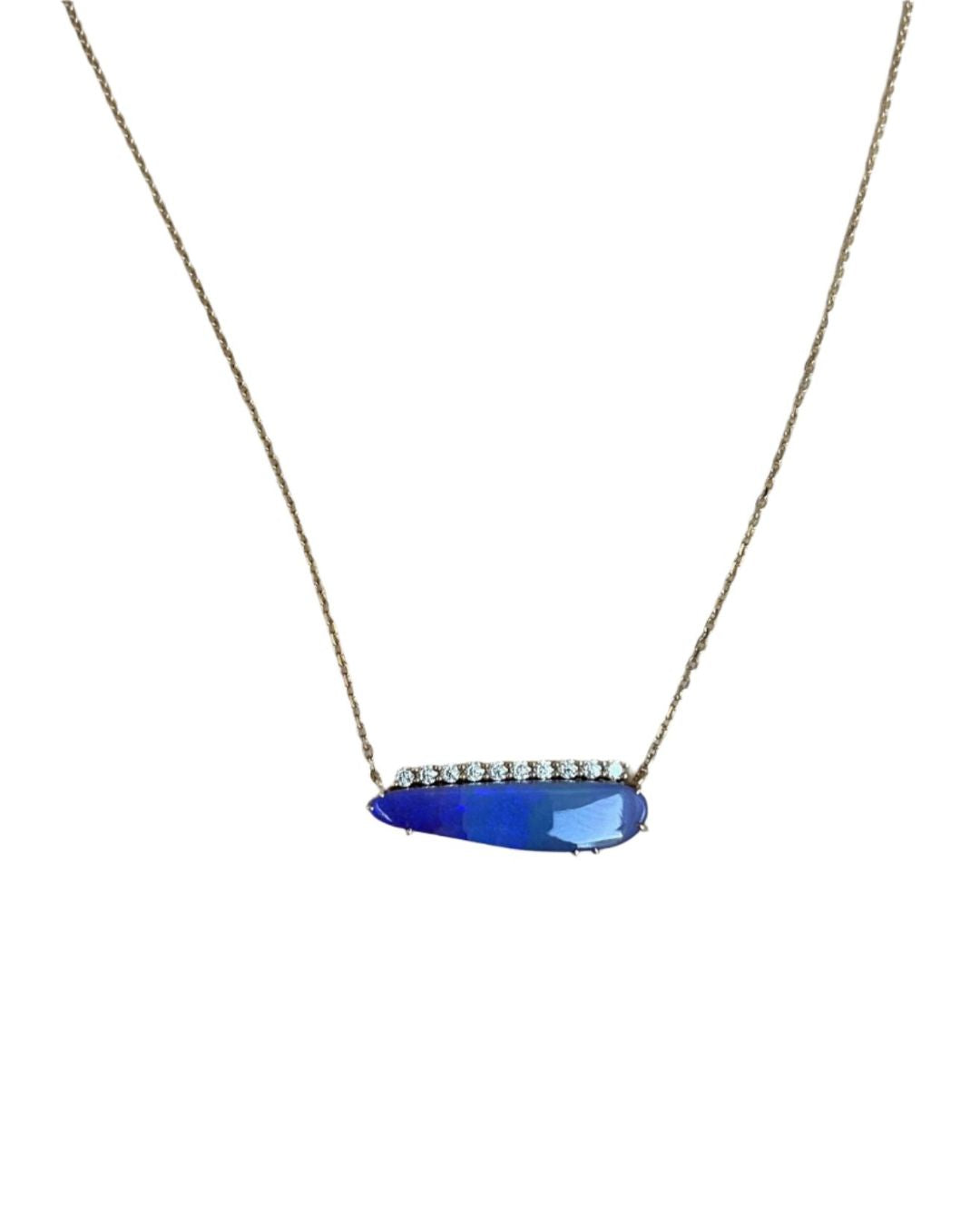 Midnight Swell Necklace in 9K Gold - Antonia Y. Jewelry