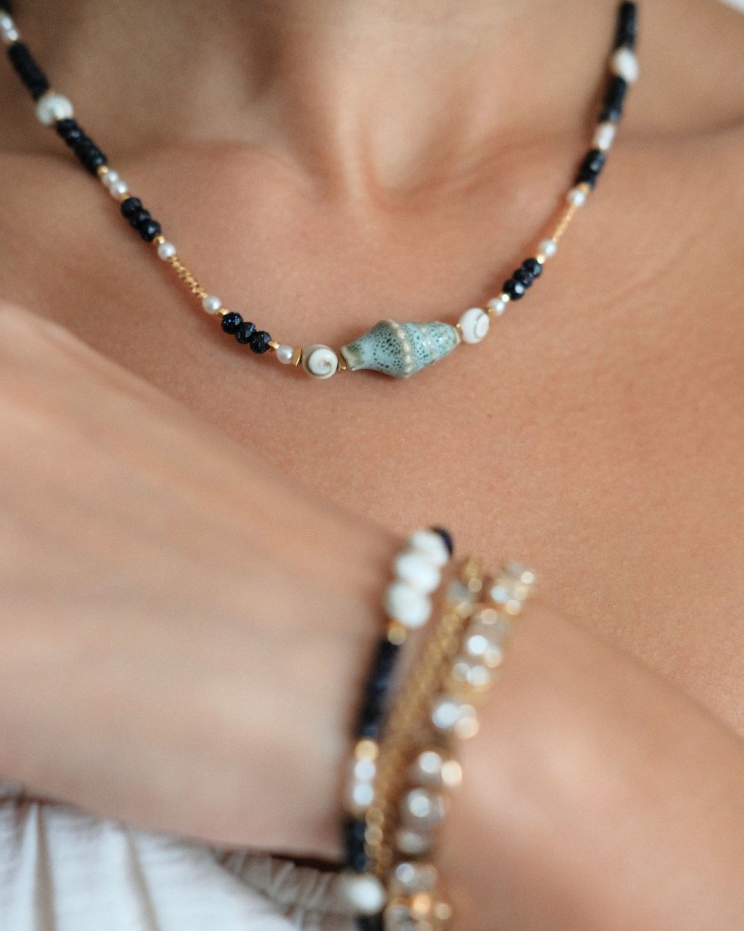 Abyssal Beaded Necklace - Antonia Y. Jewelry