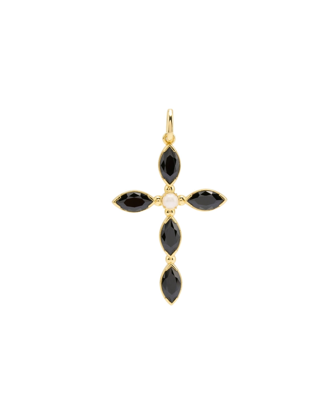Black Cross in Onyx - Antonia Y. Jewelry