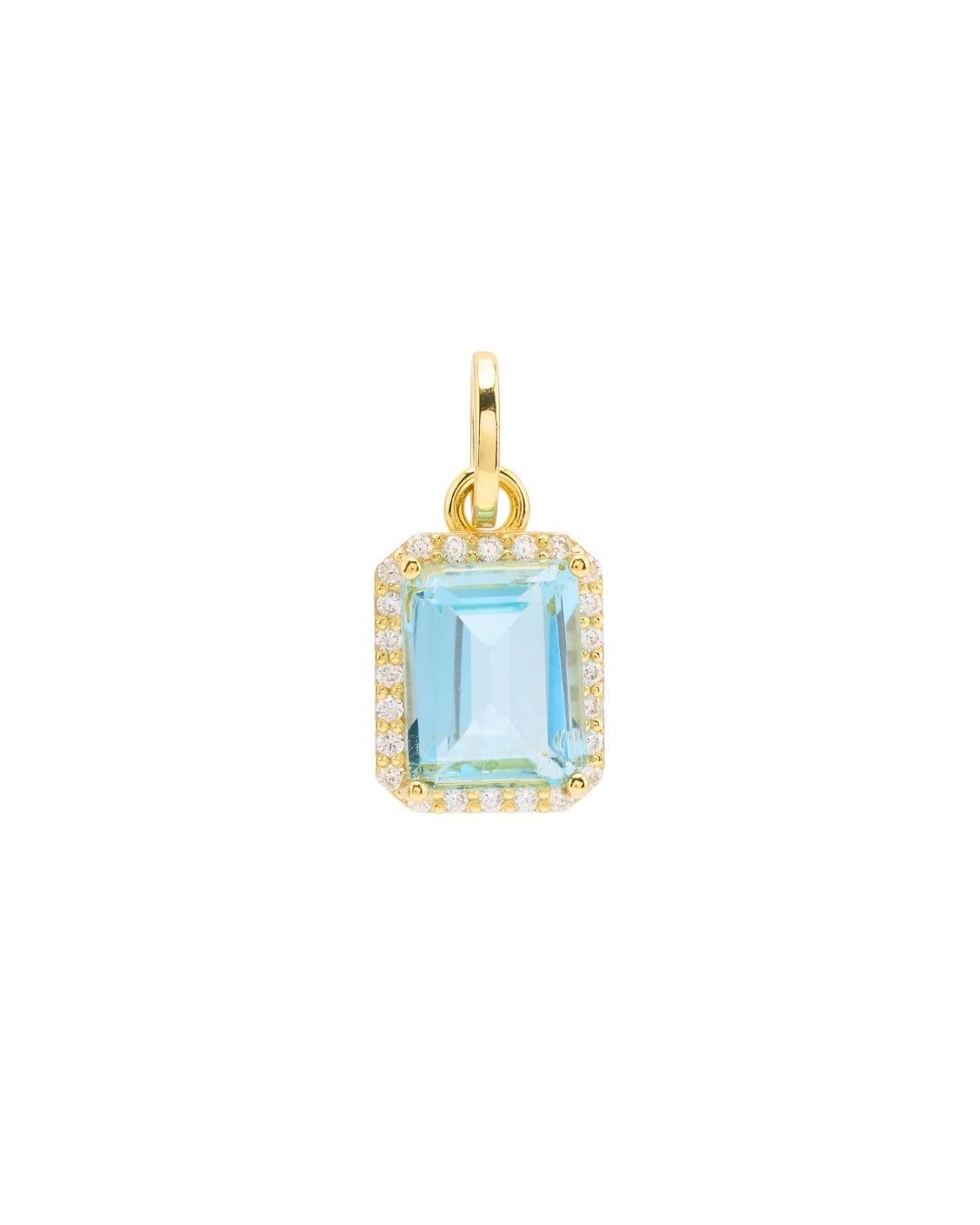 Suri Gemstone Pendant in Aquamarine - Antonia Y. Jewelry