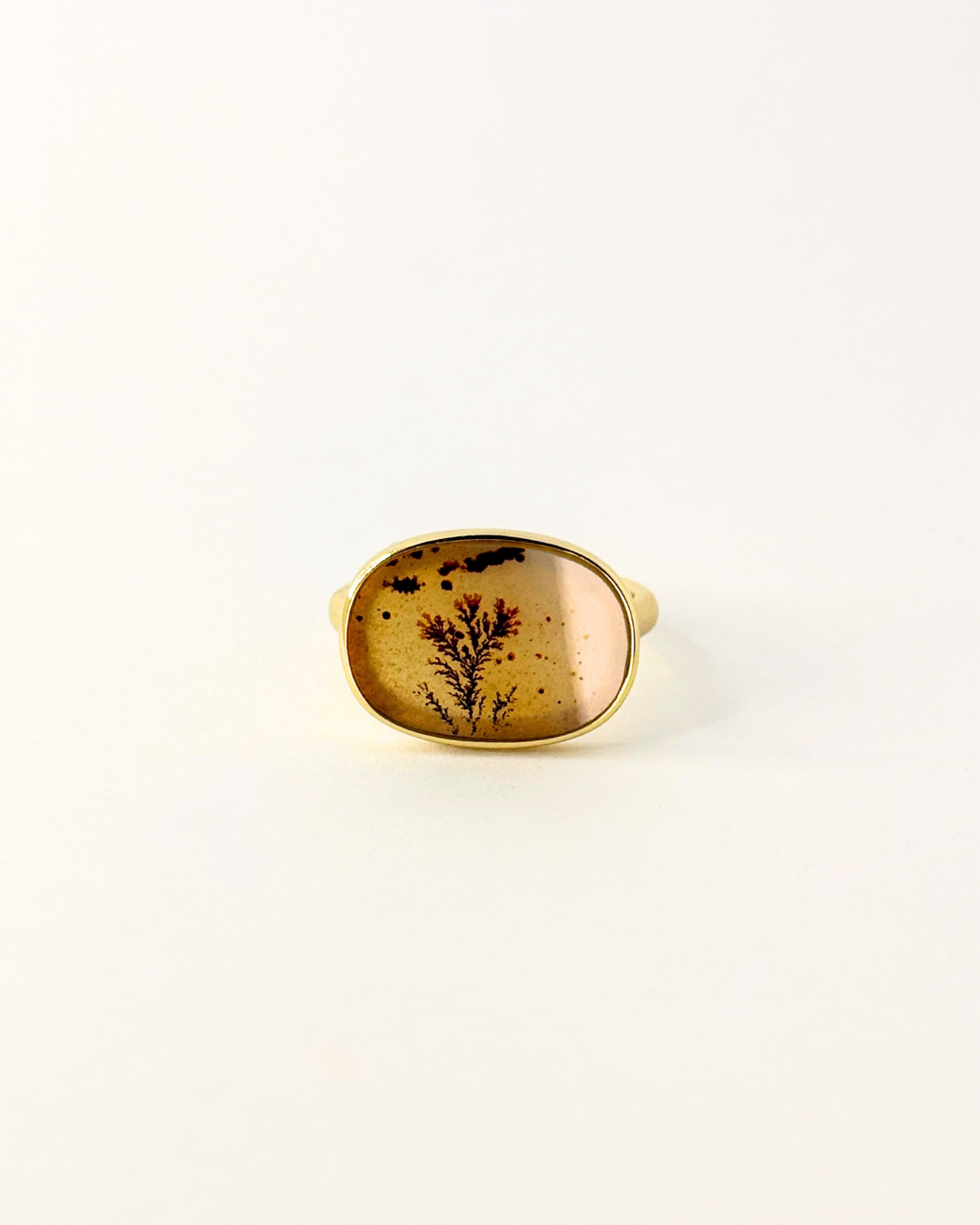 Ceres Dendrite Agate Ring - Antonia Y. Jewelry