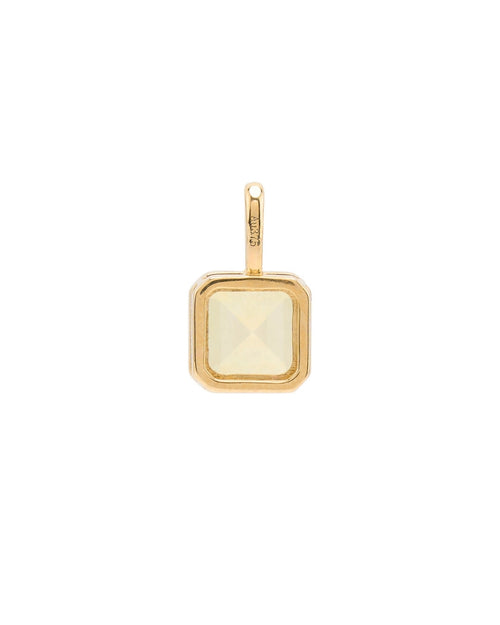Cube Opal Pendant in 9K Gold