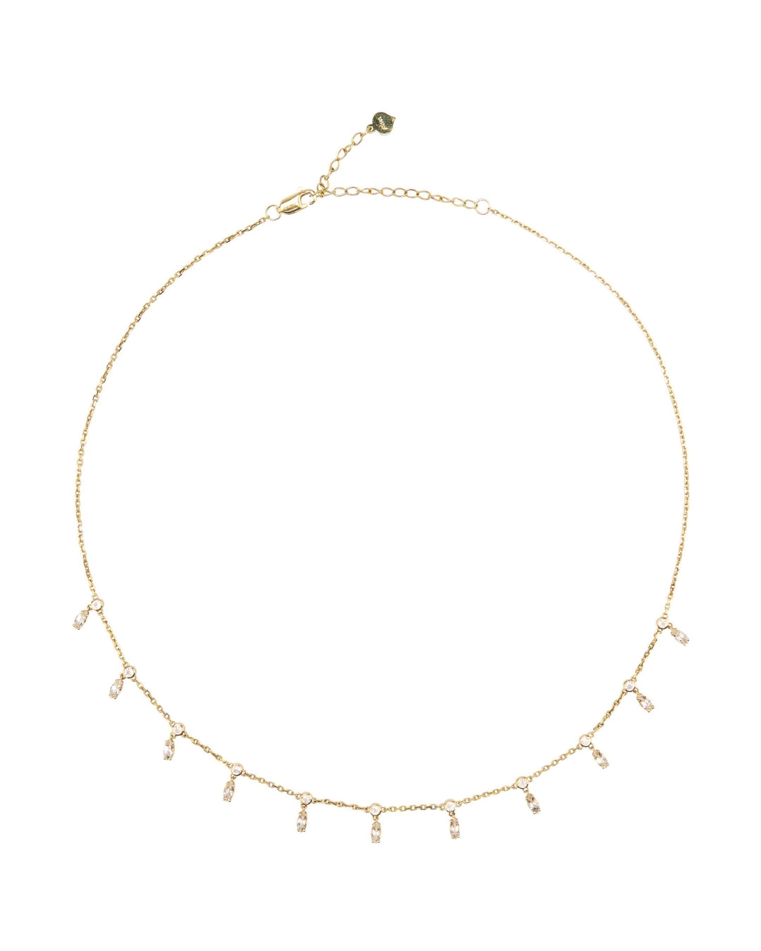 Faye Shaker Necklace in 14K Gold - Antonia Y. Jewelry
