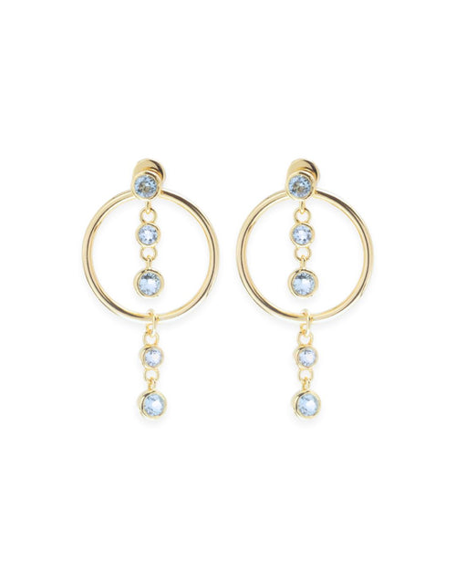 Halo 2-Way Hoop Earrings - Antonia Y. Jewelry