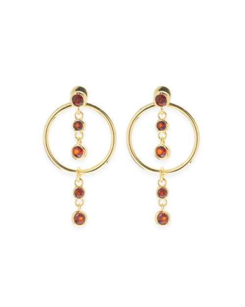 Halo 2-Way Hoop Earrings - Antonia Y. Jewelry
