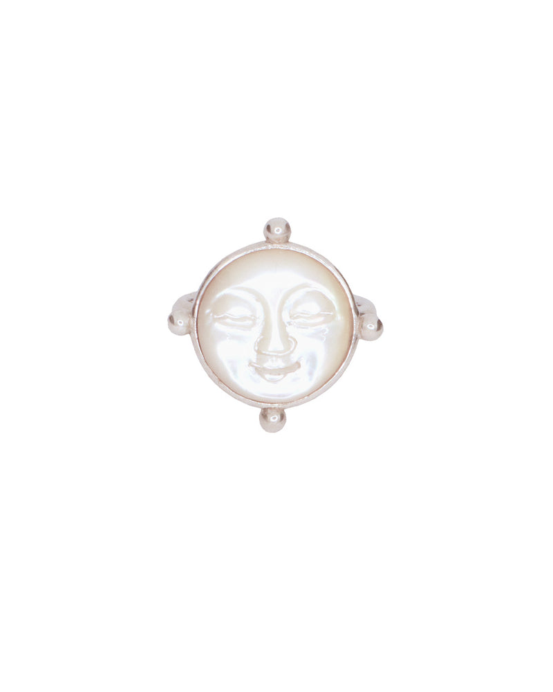 Helene Mother of Pearl Ring - Antonia Y. Jewelry