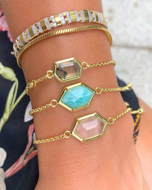 Hexa Gemstone Bracelet - Antonia Y. Jewelry