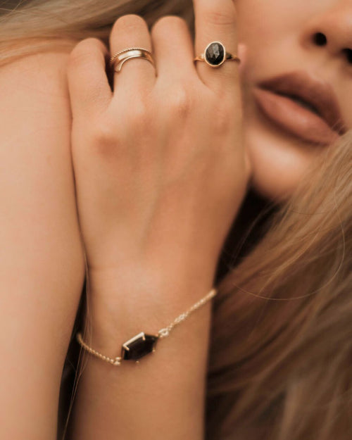 Hexa Gemstone Bracelet - Antonia Y. Jewelry