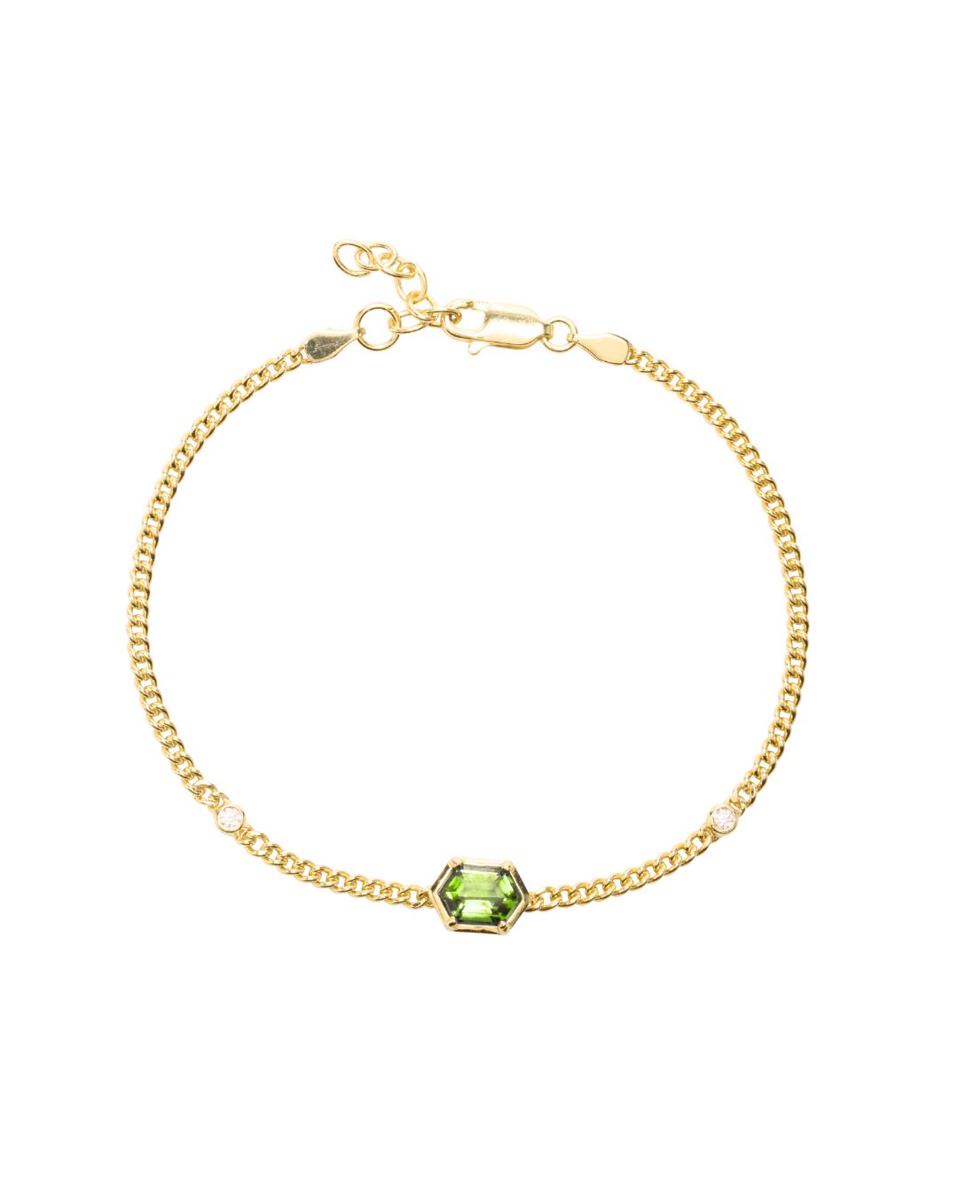 Hexa II Peridot Bracelet - Antonia Y. Jewelry