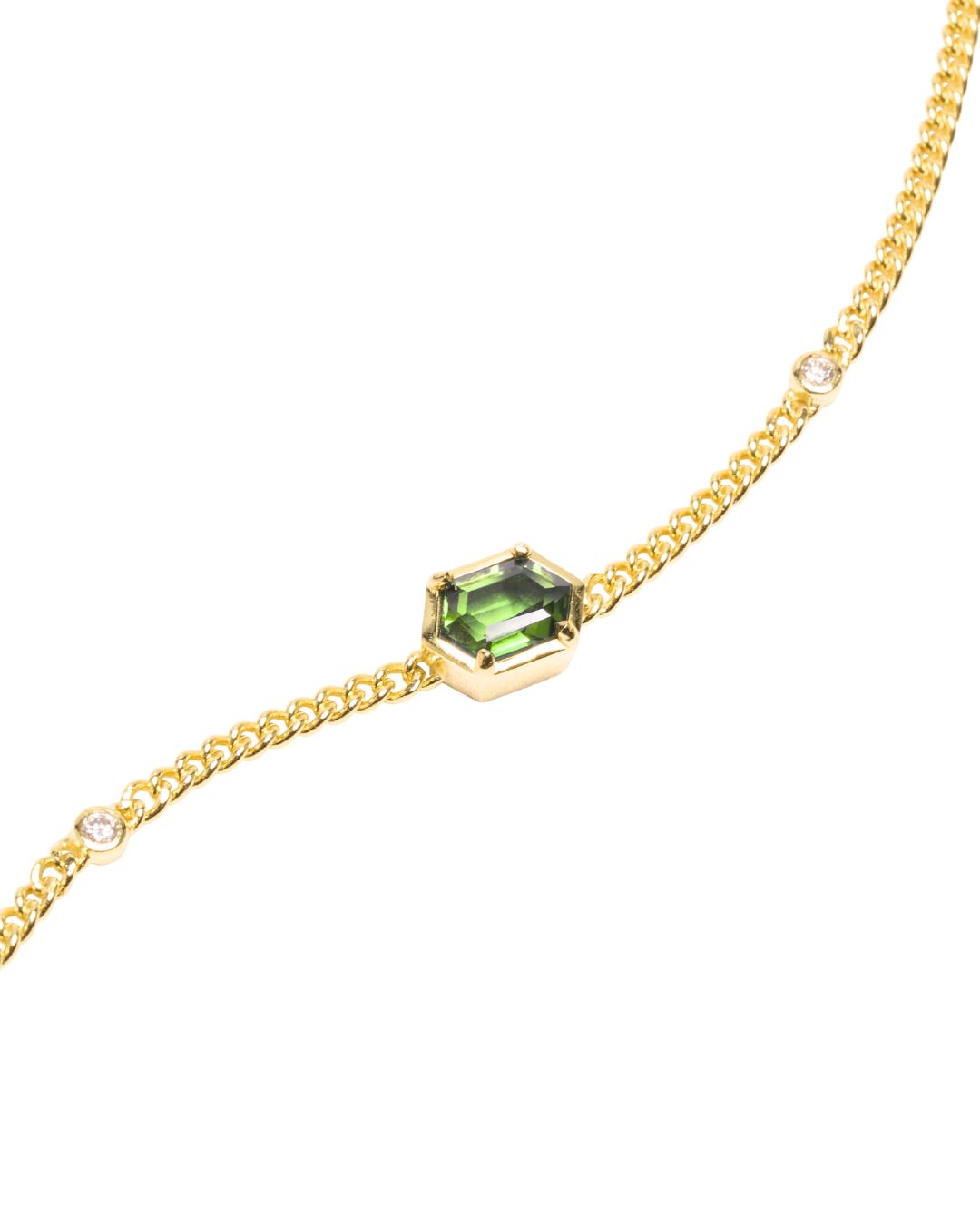 Hexa II Peridot Bracelet - Antonia Y. Jewelry