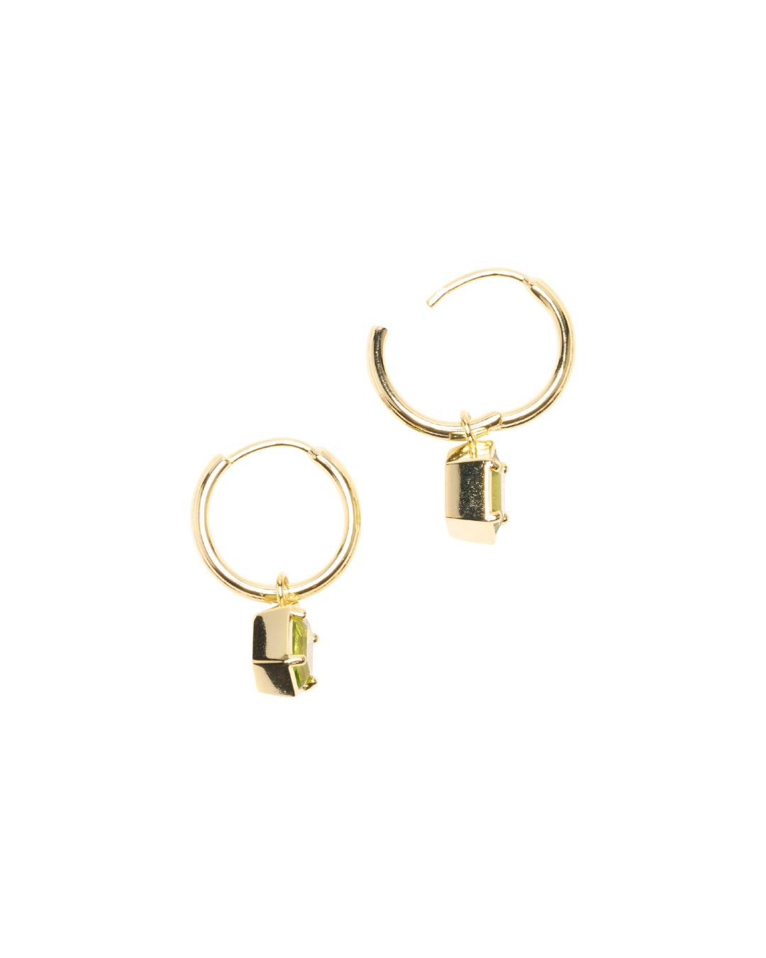Hexa II Peridot Dangle Earrings - Antonia Y. Jewelry