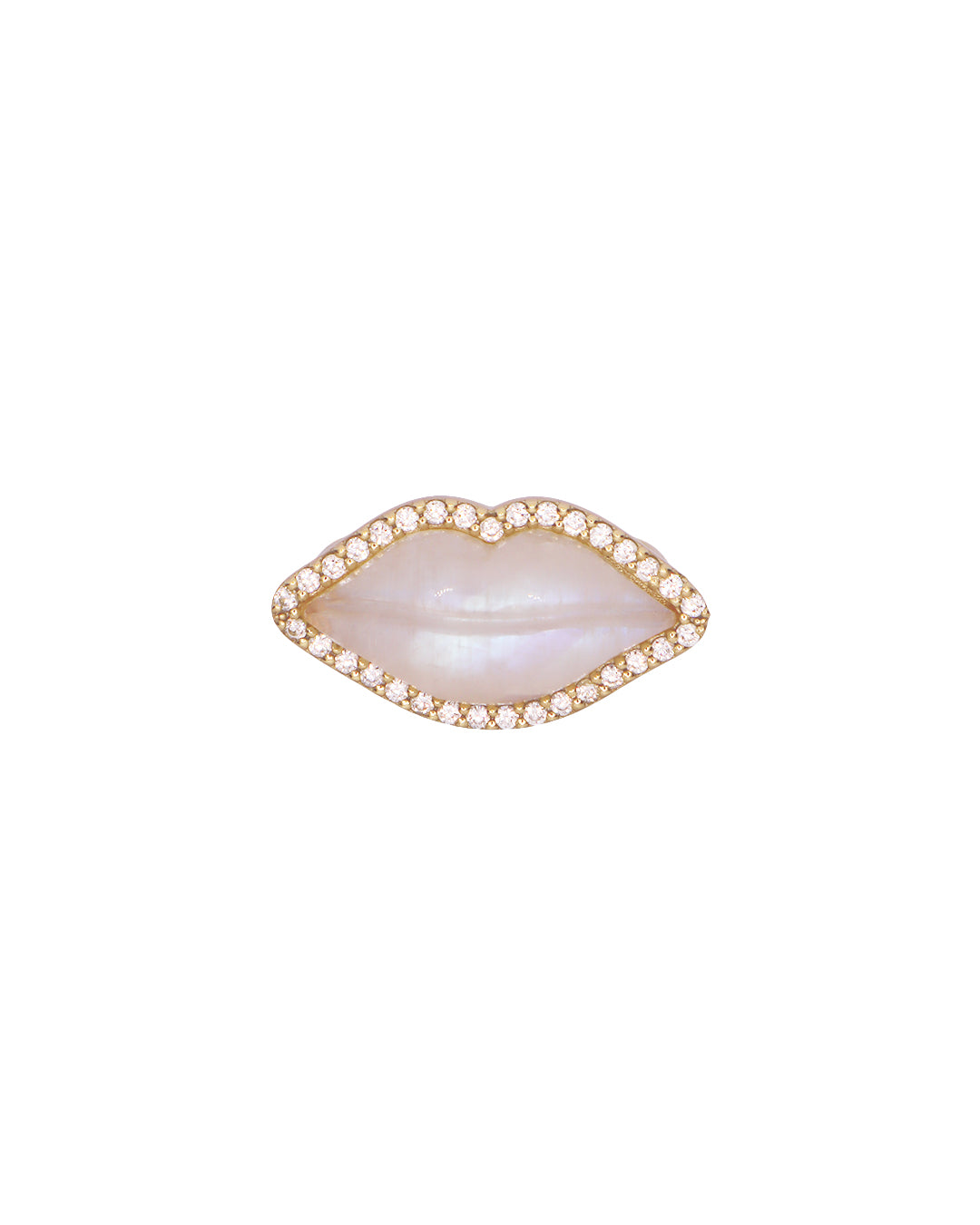 Kiss Gemstone Lips Ring - Antonia Y. Jewelry
