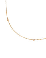 Laina Diamond Station Necklace in 14K Gold