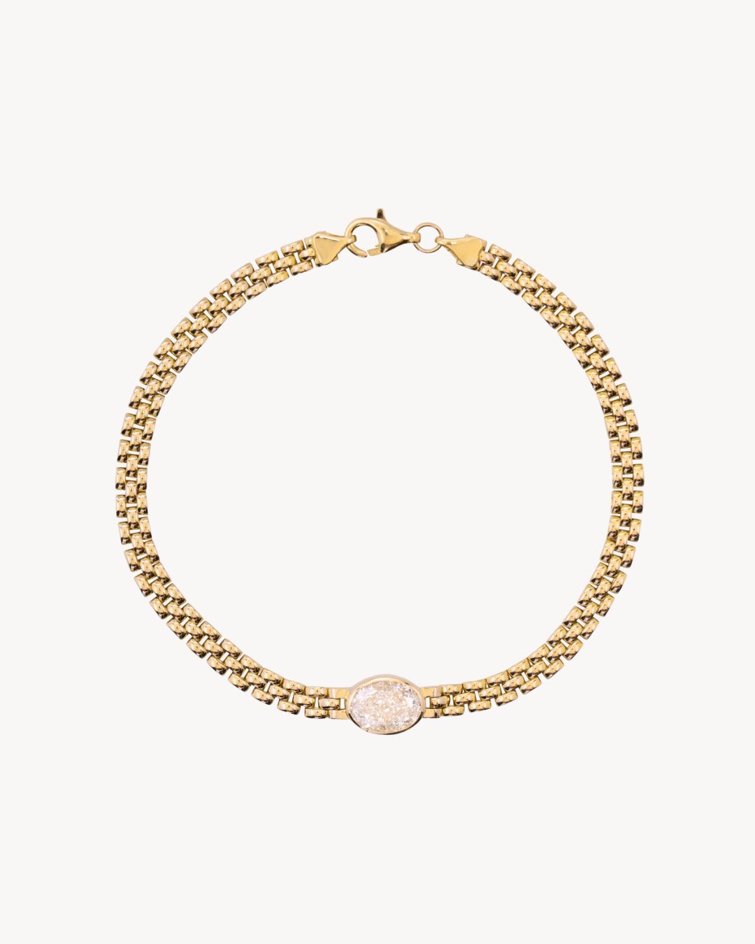 Lumi Bracelet with Lab-Grown Diamond in 14K Gold - Antonia Y. Jewelry
