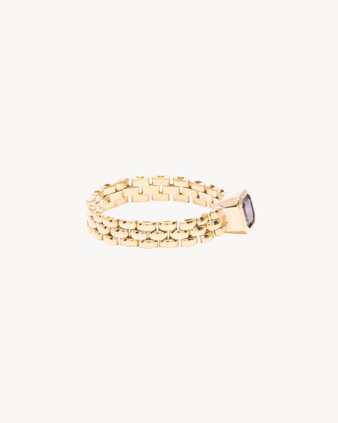 Lumi Ring II with Spinel in 14K Gold - Antonia Y. Jewelry