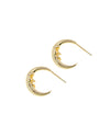 Mene Moon Hoops - Antonia Y. Jewelry