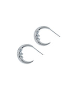 Mene Moon Hoops - Antonia Y. Jewelry
