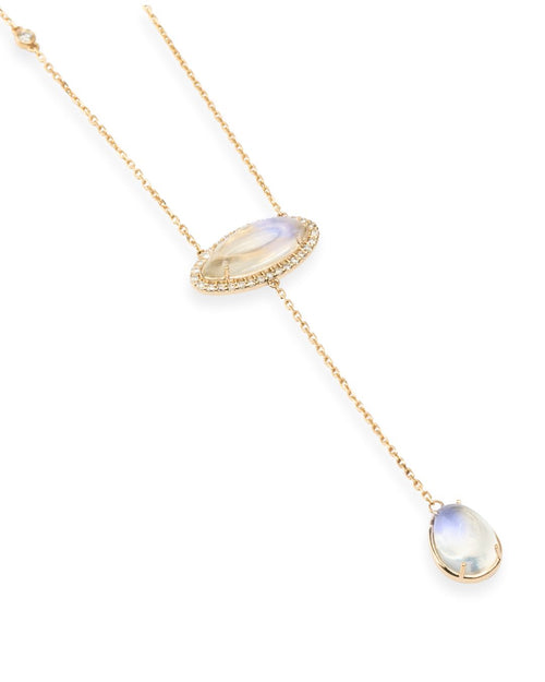Ophelia Lariat Necklace in 14K Gold