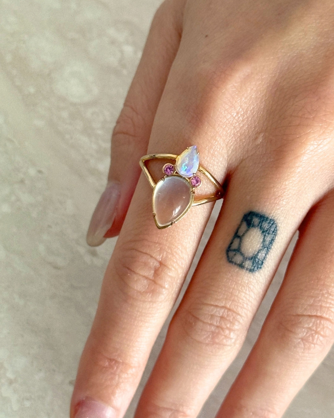 Ophelia Ring in 9K Gold - Antonia Y. Jewelry