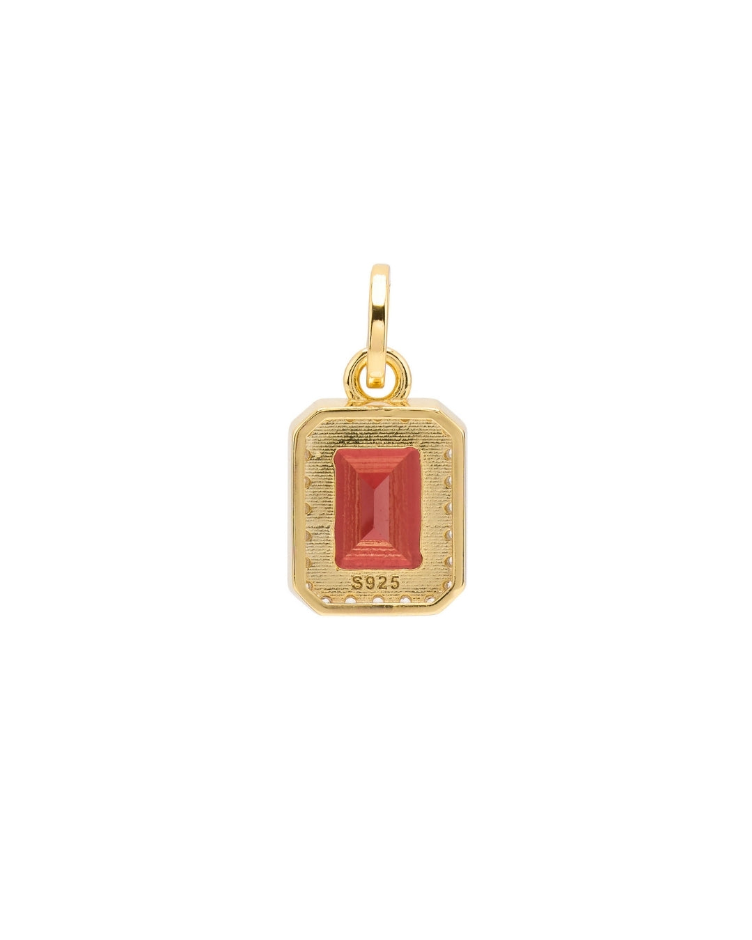 Suri Gemstone Pendant in Garnet - Antonia Y. Jewelry