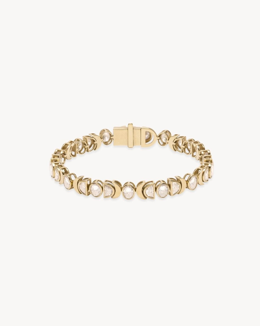 Rhiannon Moon Phase Bracelet in Gold - Antonia Y. Jewelry