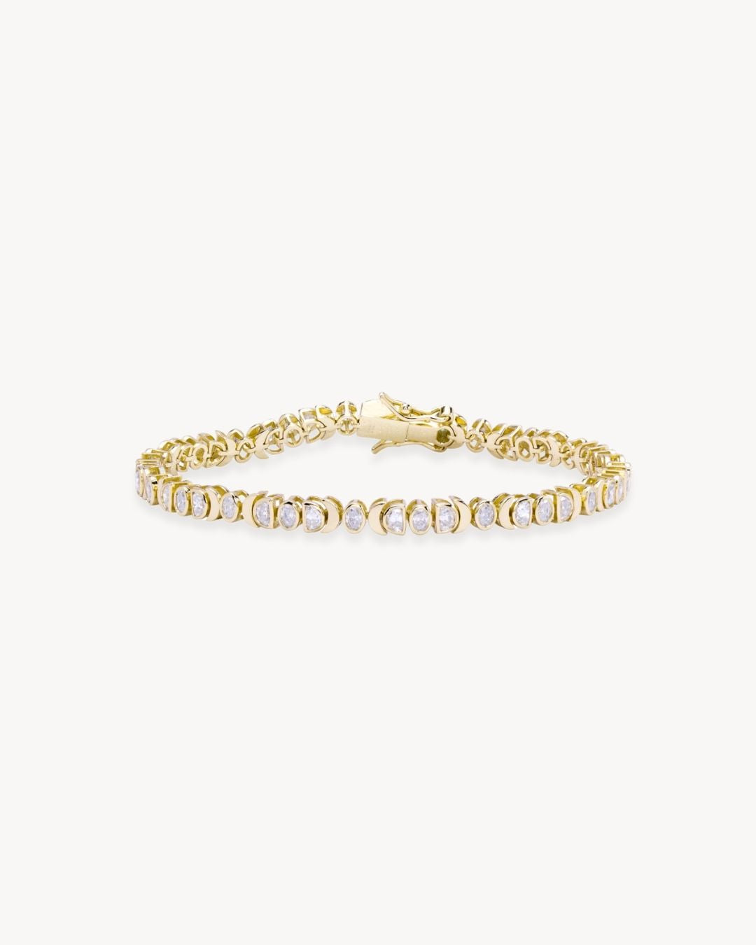 Rhiannon Moon Phase Petite Bracelet in Gold - Antonia Y. Jewelry