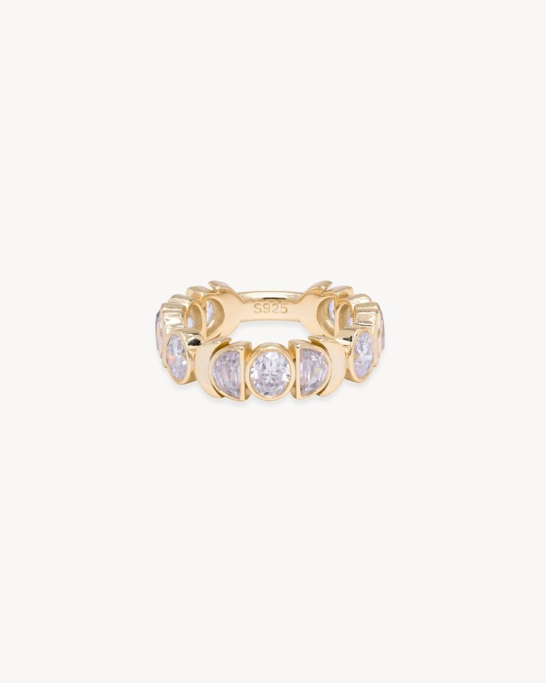 Rhiannon Moon Phase Ring in Gold - Antonia Y. Jewelry