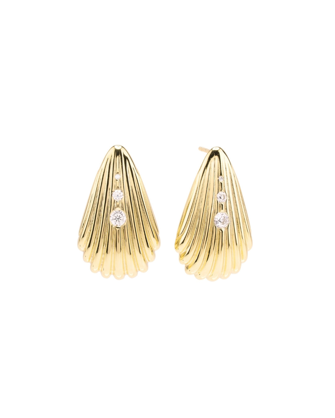 Sandy Seashell Earrings - Antonia Y. Jewelry