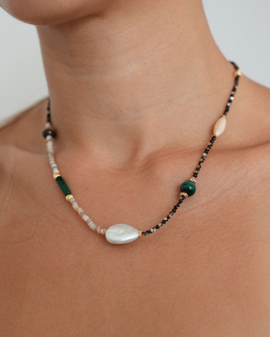 Seaborn Beaded Necklace - Antonia Y. Jewelry