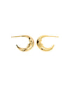 Selene Moon Hoops - Antonia Y. Jewelry