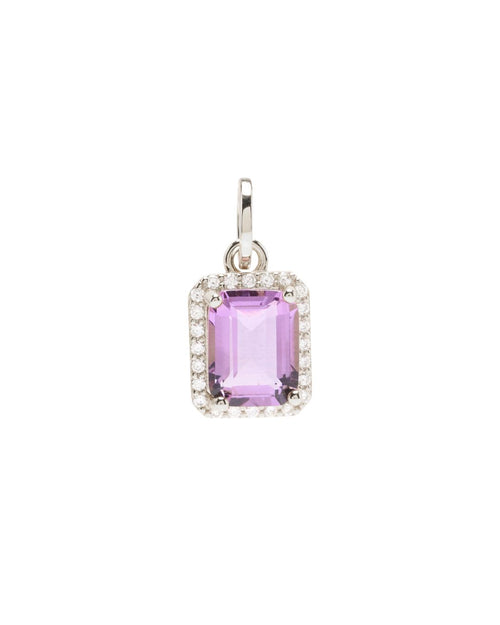 Suri Gemstone Pendant in Amethyst