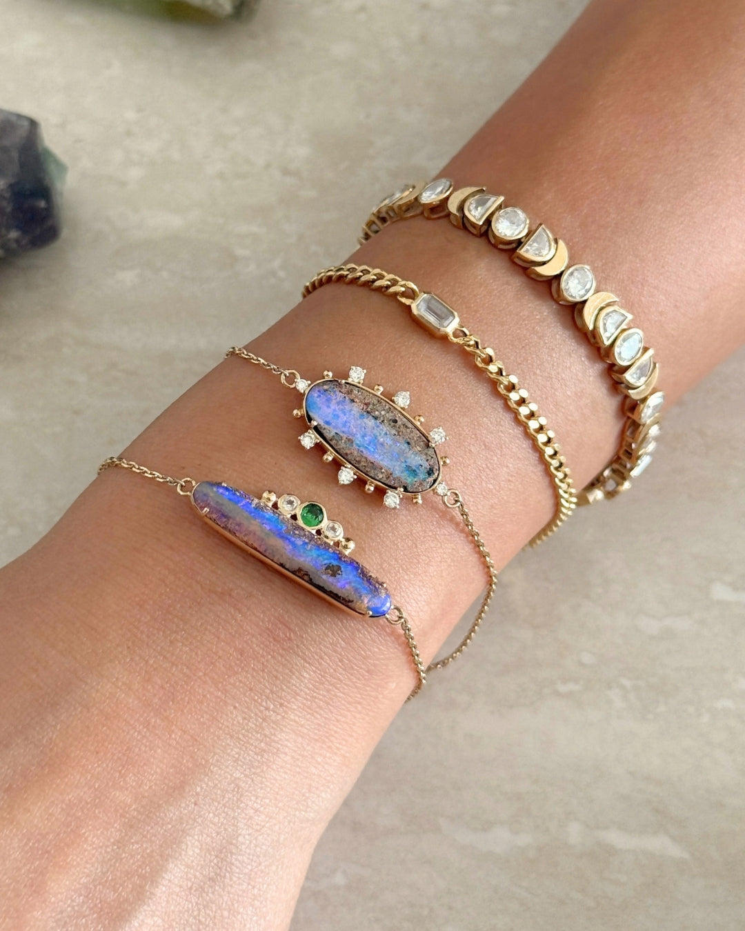 Nerida Bracelet in 14K Solid Gold - Antonia Y. Jewelry