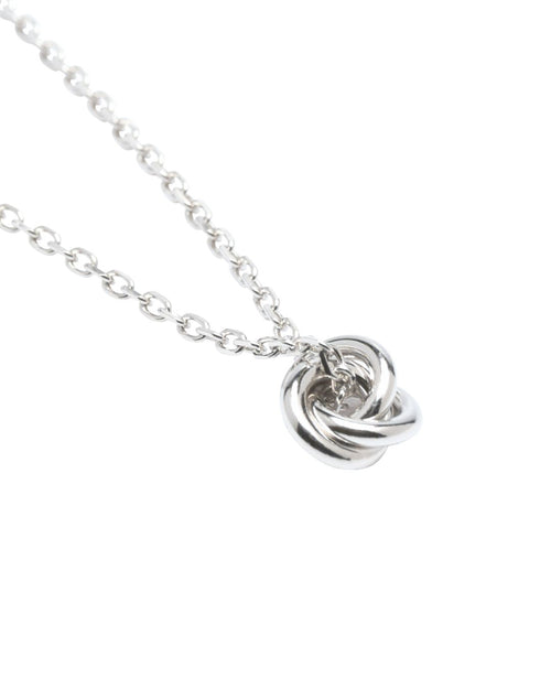 Trinity Rings Necklace in Silver