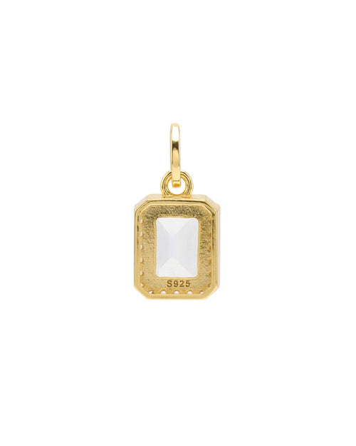 Suri Gemstone Pendant in White Topaz