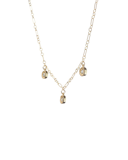 Leah Choker Charms Necklace - Antonia Y. Jewelry
