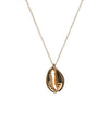 Corlie Matte Gold Shell Necklace - Antonia Y. Jewelry